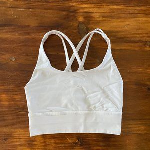 Lululemon Longline Energy Bra White Size 2
